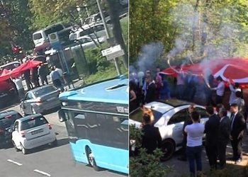 Almanya’da Türk düğün konvoyu gündem oldu