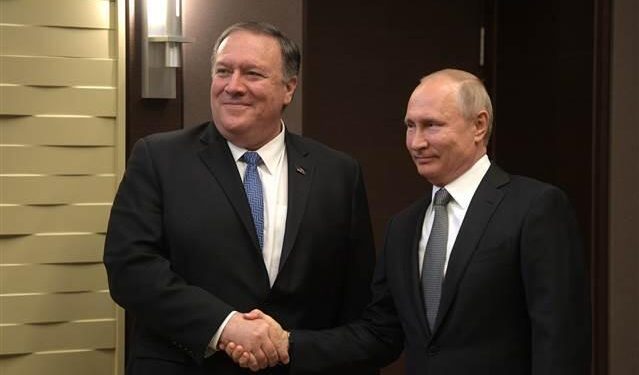 Putin, Pompeo ile uluslararası konuları görüştü