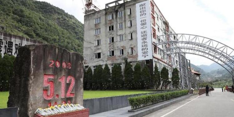 Çin deprem bölgesini açık hava müzesine çevirdi