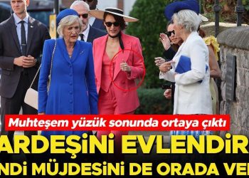Kardeşini evlendirdi… Kendi evlilik müjdesini de düğünde verdi!