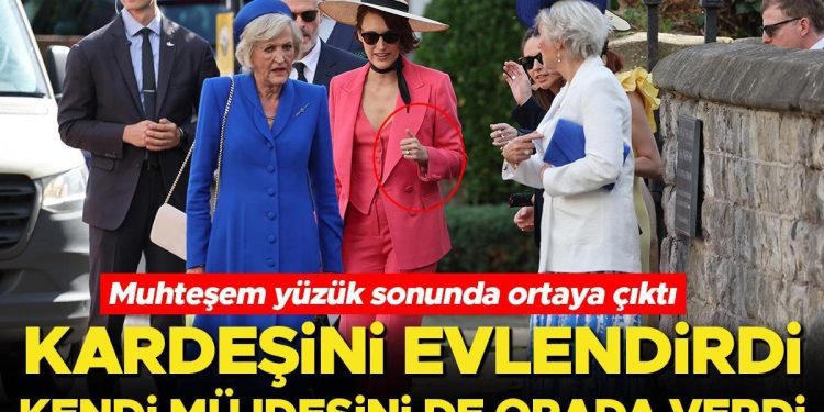 Kardeşini evlendirdi… Kendi evlilik müjdesini de düğünde verdi!