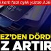 Merkez’den dördüncü faiz artırımı… Kredi kartı faizi aylık yüzde 3.26’ya çıkacak