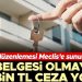 İzin belgesi olmayana 100 bin TL ceza yolda! ‘Airbnb’ düzenlemesi Meclis’e sunuldu