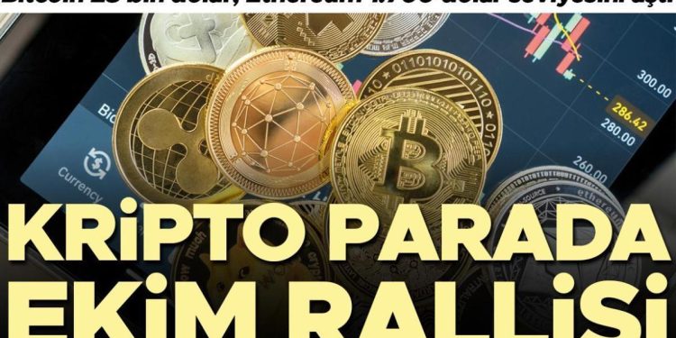 Kripto parada Ekim rallisi… Bitcoin 28 bin dolar, Ethereum 1.700 dolar seviyesini aştı