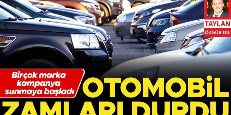 Otomobilde zam döneminin sonu
