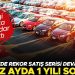 Otomotivde rekor satış serisi devam ediyor… Dokuz ayda 1 yılı solladı
