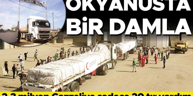 14 gündür aç-susuz Gazze’ye bir lokmalık vicdan