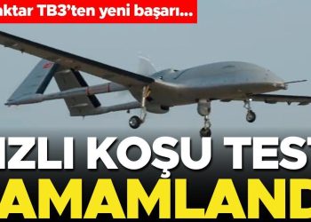 Bayraktar TB3’ten yeni başarı! Hızlı koşu testi tamamlandı
